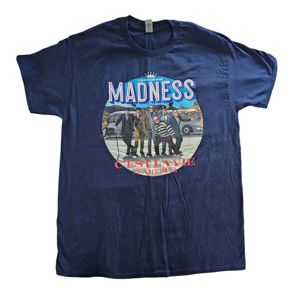 Madness Graphic T-Shirt in Navy